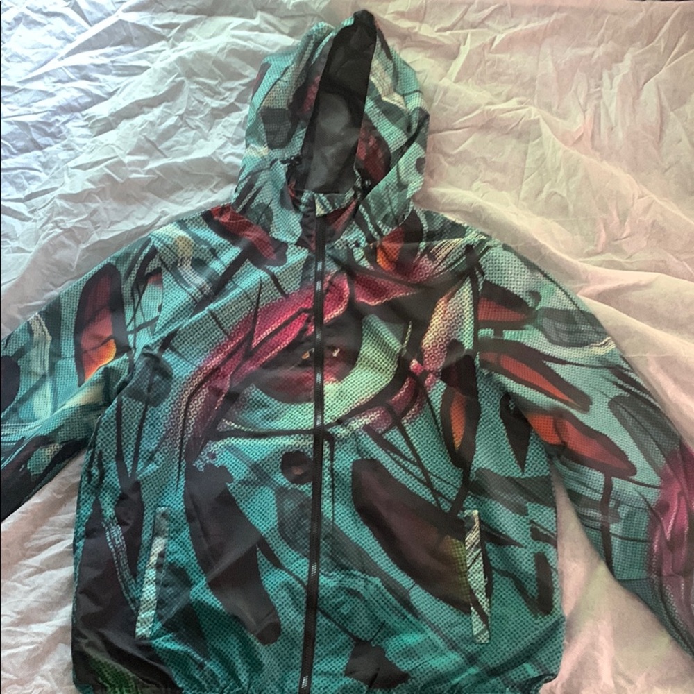 Tango Hotel Colorful Abstract Hooded Jacket